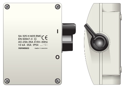 16A/M25, 25A/M25 Muovikotelossa